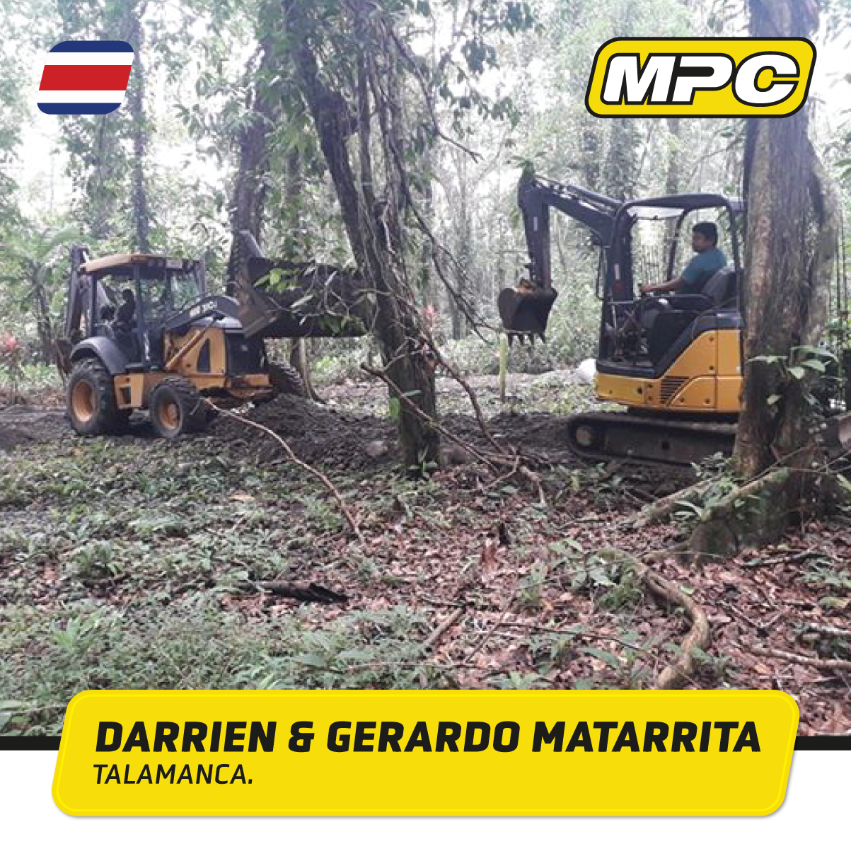 Darrien y Gerardo Matarrita