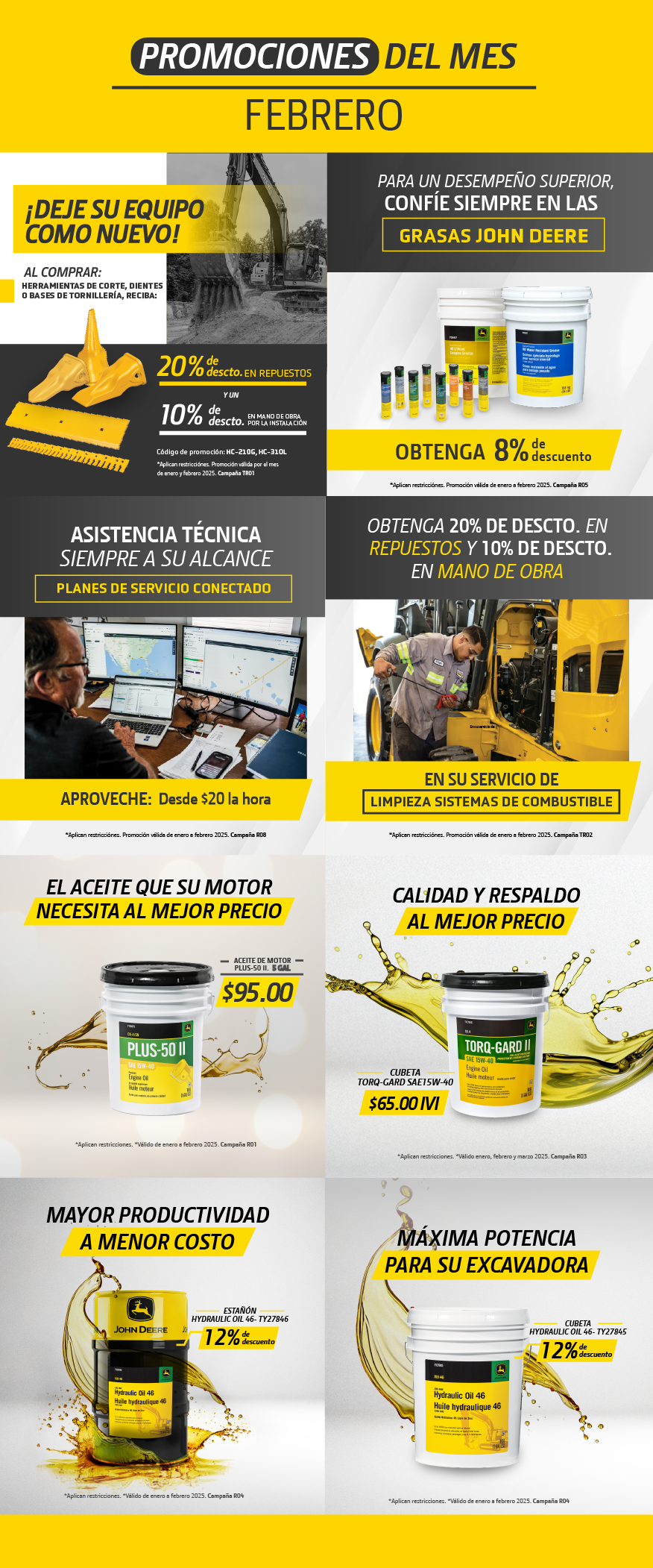 Descubra las promociones del mes